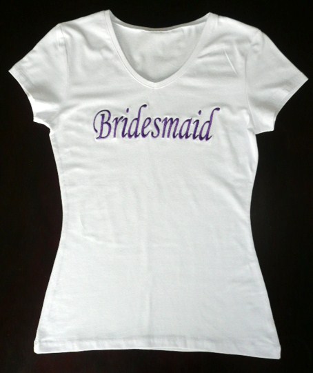 &quot-bridesmaid-&quot--white-t-shirt-